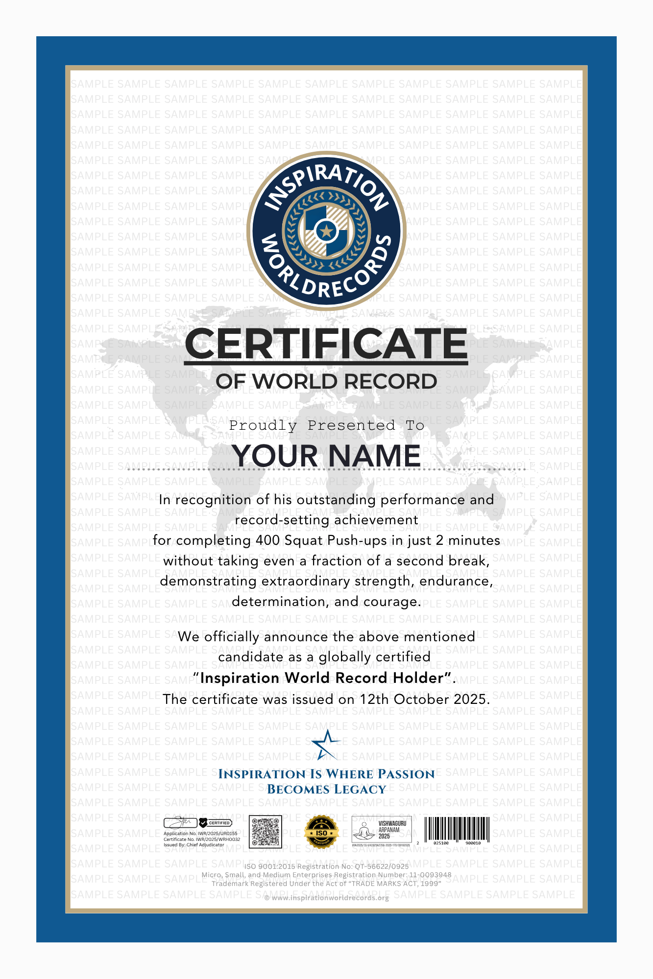 Set Your Own World Record With Inspiration World Records